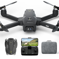 KARUISRC Dron s kamerou, profesionální dron s bezkartáčovým motorem, 1080P HD kamera 2 kamery Dron 5G WIFI FPV Skládací RC kvadr